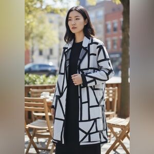 Per Se Architect Geometric Abstract Lightweight Jacket